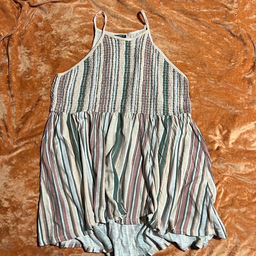 Babydoll striped shirt